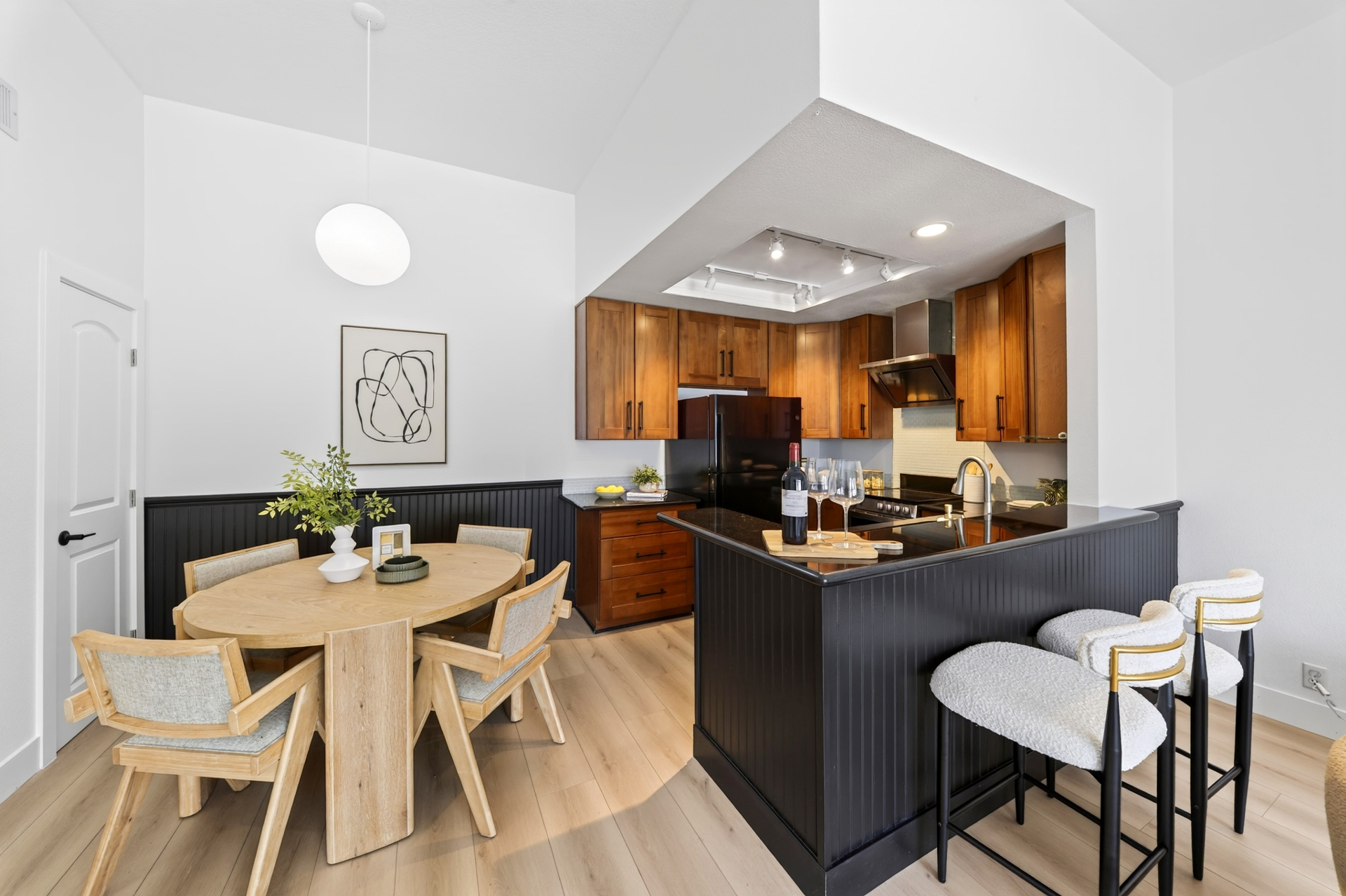 Kitchen and dining nook